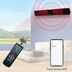 Luxury Glass Panel Infrared Radiant Heater with Digital Remote Controller